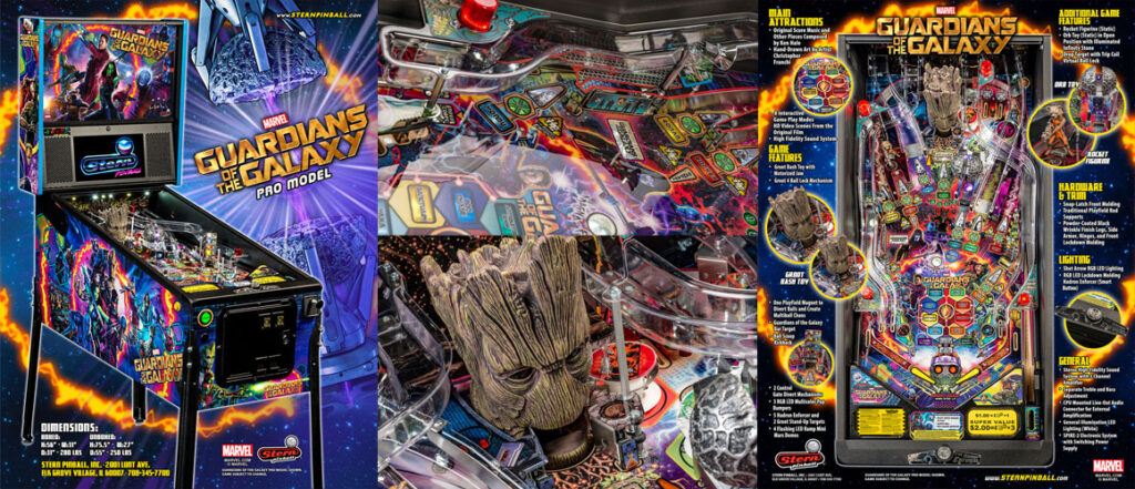 Guardians of the Galaxy Pinball Machine - Pinball Machine Center